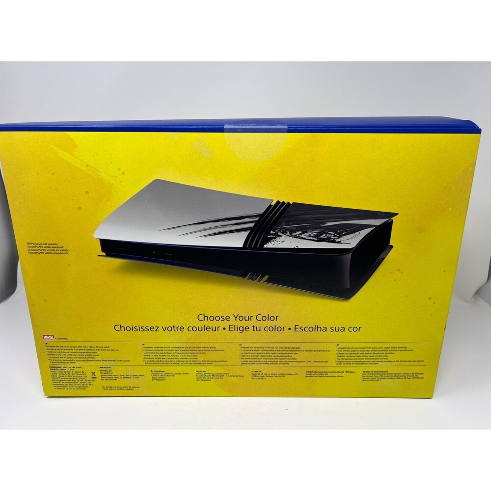 PS5 Pro Console Covers Marvel’s Wolverine Adamantium Limited Edition In Hand - Picture 2 of 8